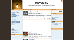 Desktop Screenshot of hlavolamy.sk